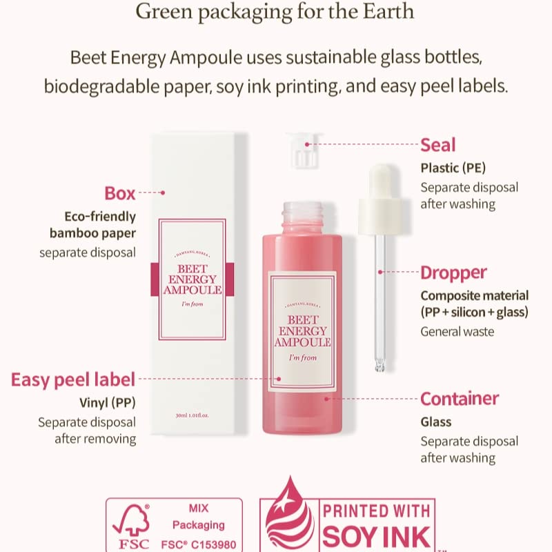 Beet Energy Ampoule - 30ml – Cruelty-Free | Hanara