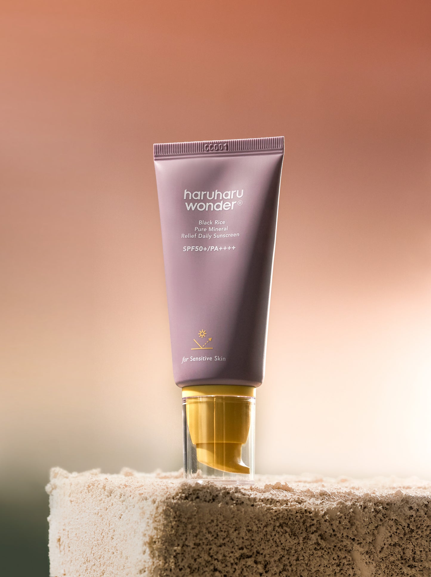 Black Rice Pure Mineral Relief Daily Sunscreen Unscented SPF50+ 50ml – Cruelty-Free | Hanara