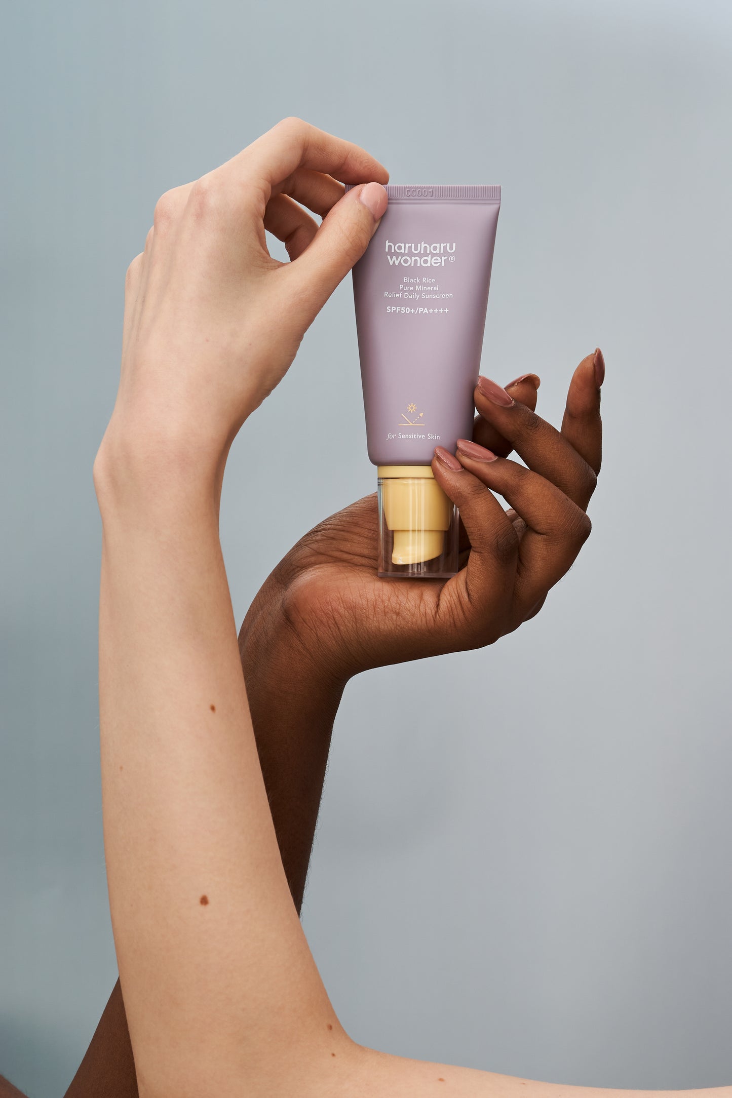 Black Rice Pure Mineral Relief Daily Sunscreen Unscented SPF50+ 50ml – Cruelty-Free | Hanara
