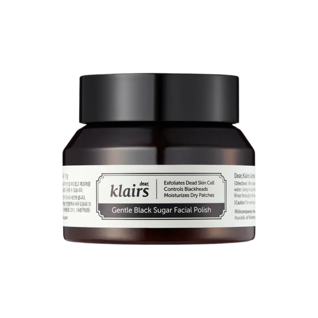 Gentle Black Sugar Facial Polish 110g – Cruelty-Free | Hanara