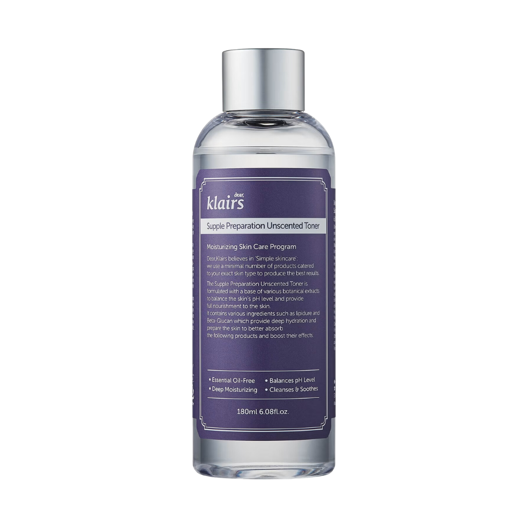 Supple Preparation Unscented Toner 180ml – Cruelty-Free | Hanara