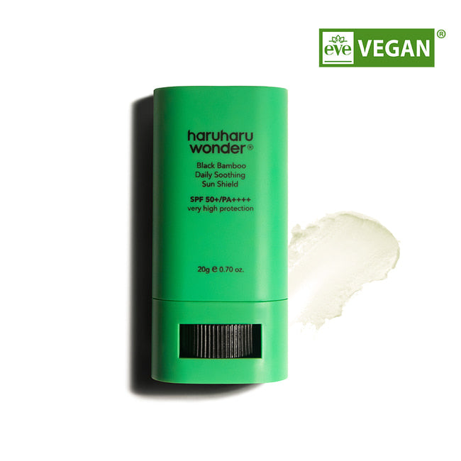 Black Bamboo Daily Soothing Sun Shield SPF50 20g – Cruelty-Free | Hanara