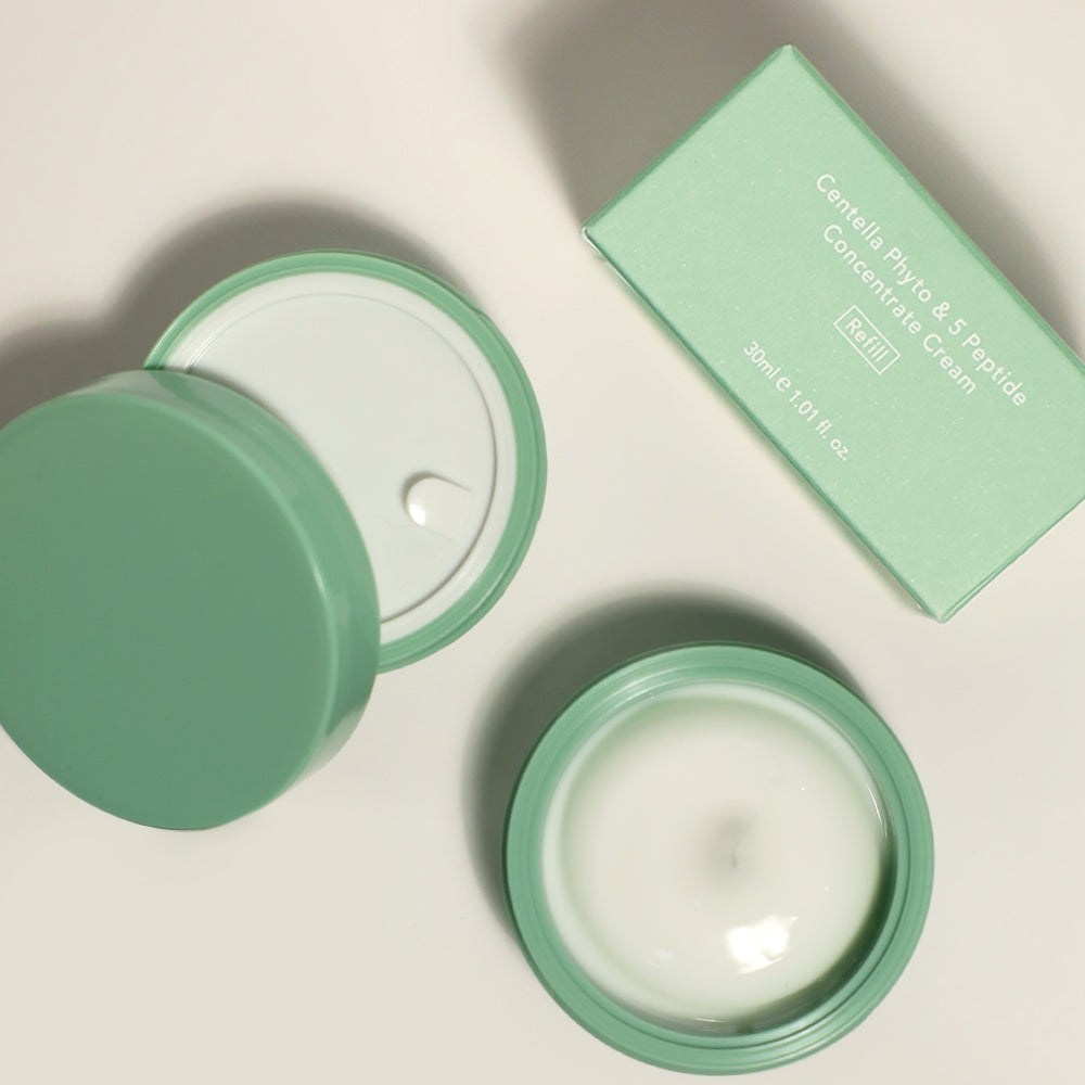 Centella Phyto & 5 Peptide Concentrate Cream Refill 30ml – Cruelty-Free | Hanara