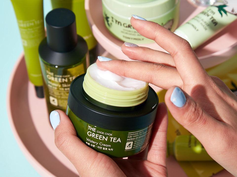 The Chok Chok Green Tea Watery Moisture Cream 100ml – Cruelty-Free | Hanara