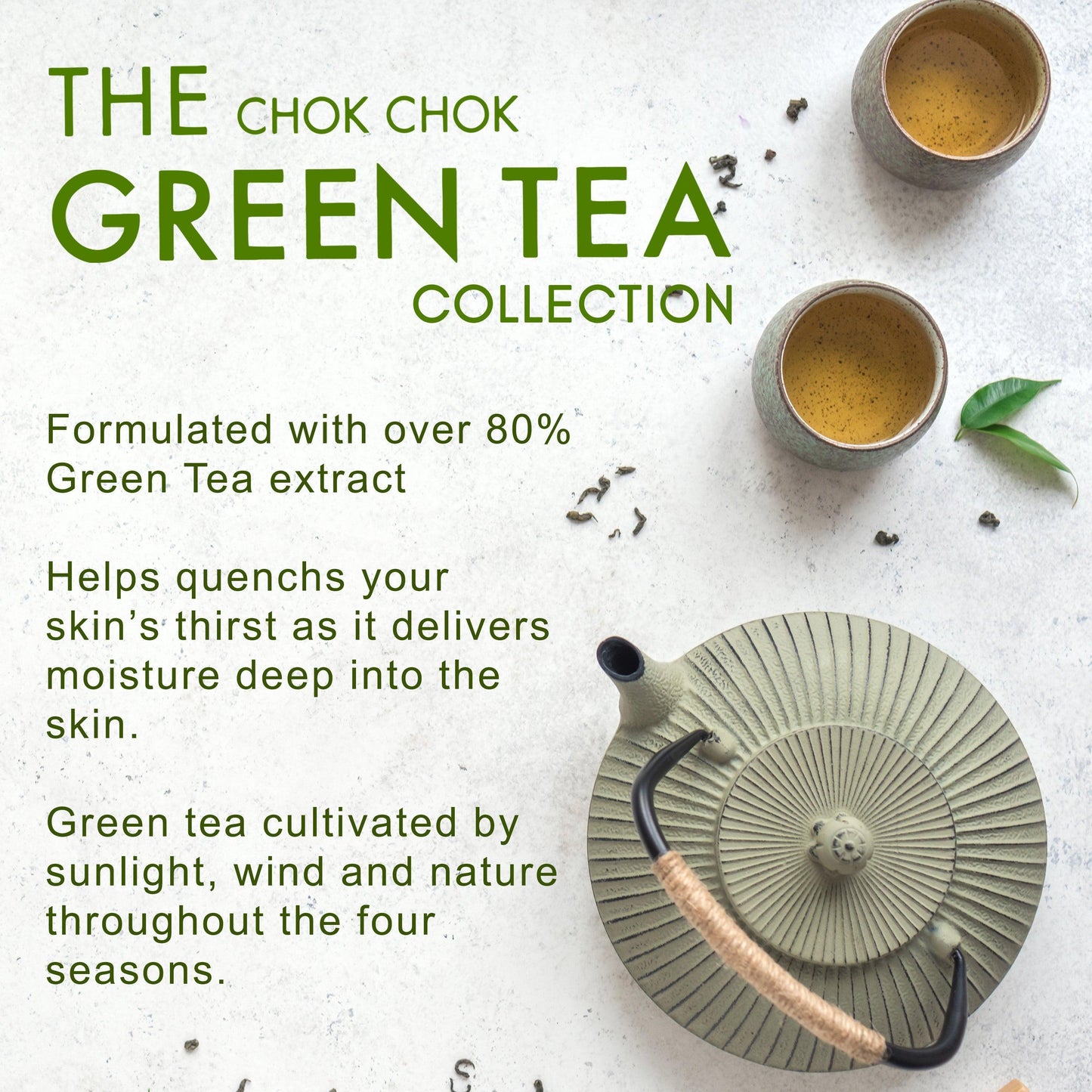 The Chok Chok Green Tea Watery Essence 55ml – Cruelty-Free | Hanara