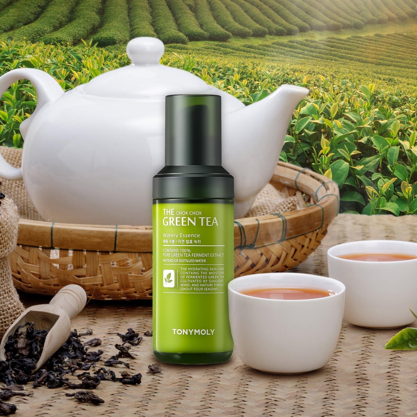 The Chok Chok Green Tea Watery Essence 55ml – Cruelty-Free | Hanara