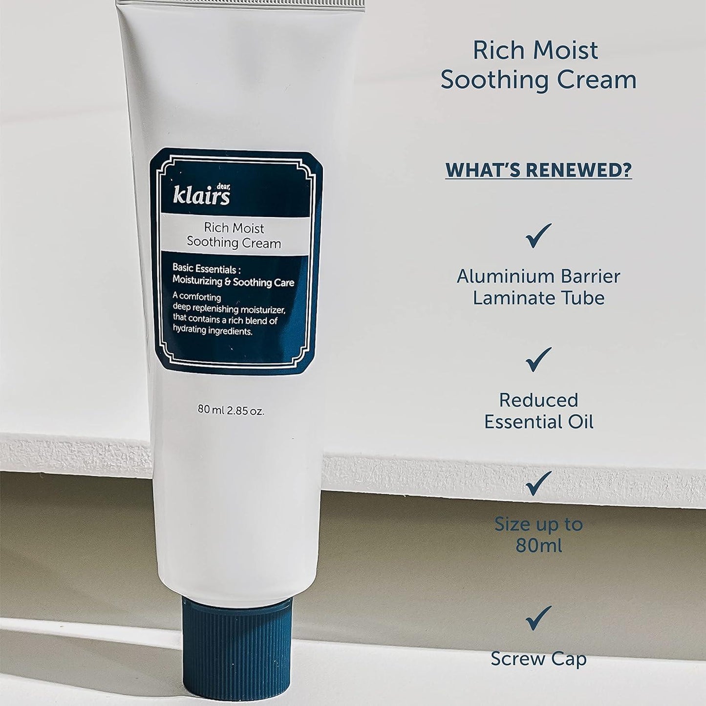 Rich Moist Soothing Cream 80ml – Cruelty-Free | Hanara
