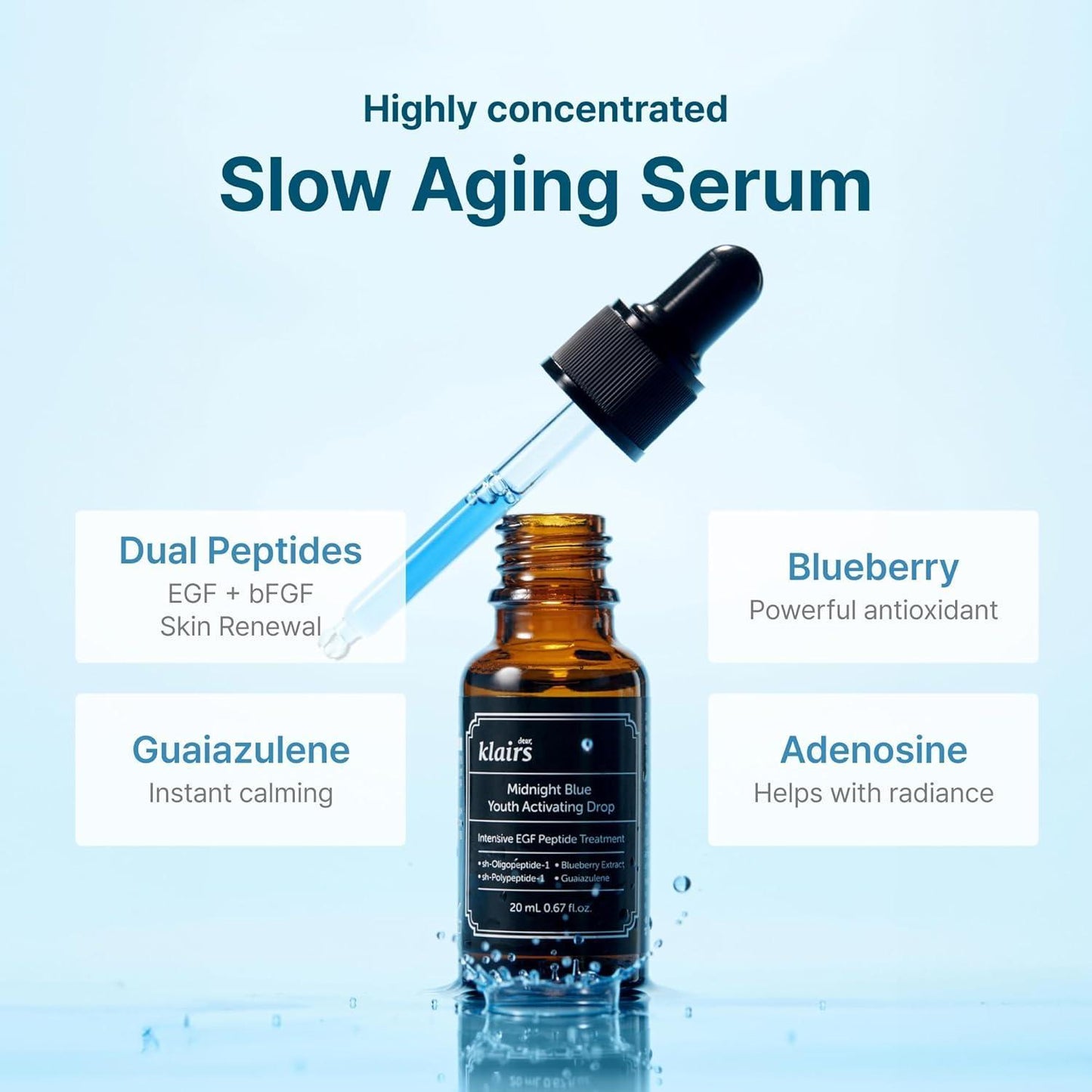 Midnight Blue Youth Activating Drop 20ml – Cruelty-Free | Hanara