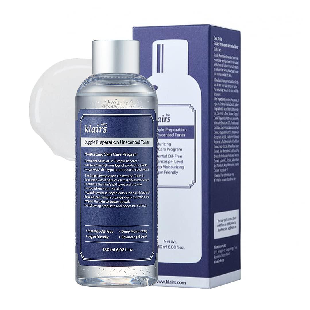 Supple Preparation Unscented Toner 180ml – Cruelty-Free | Hanara