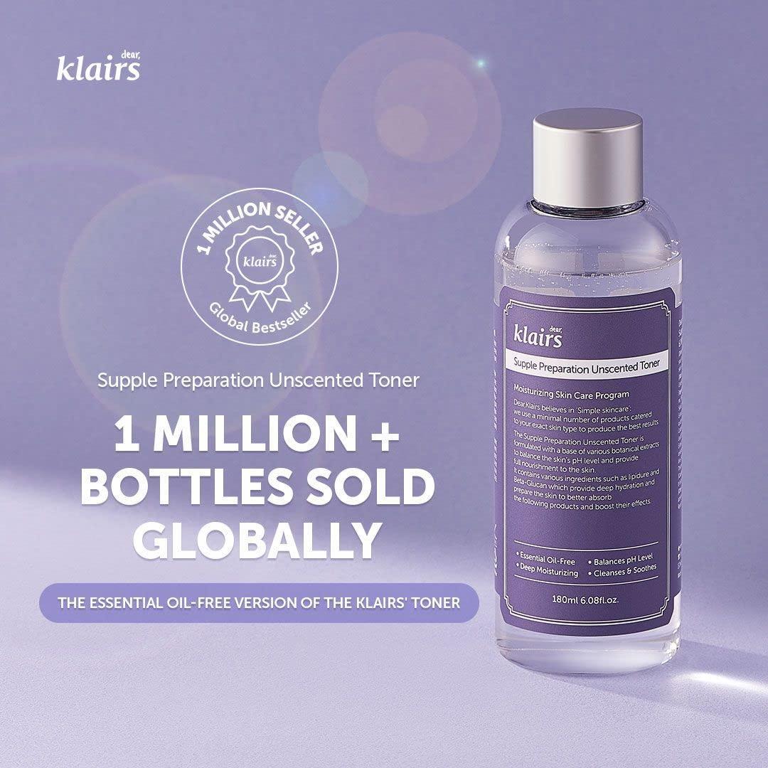 Supple Preparation Unscented Toner 180ml – Cruelty-Free | Hanara