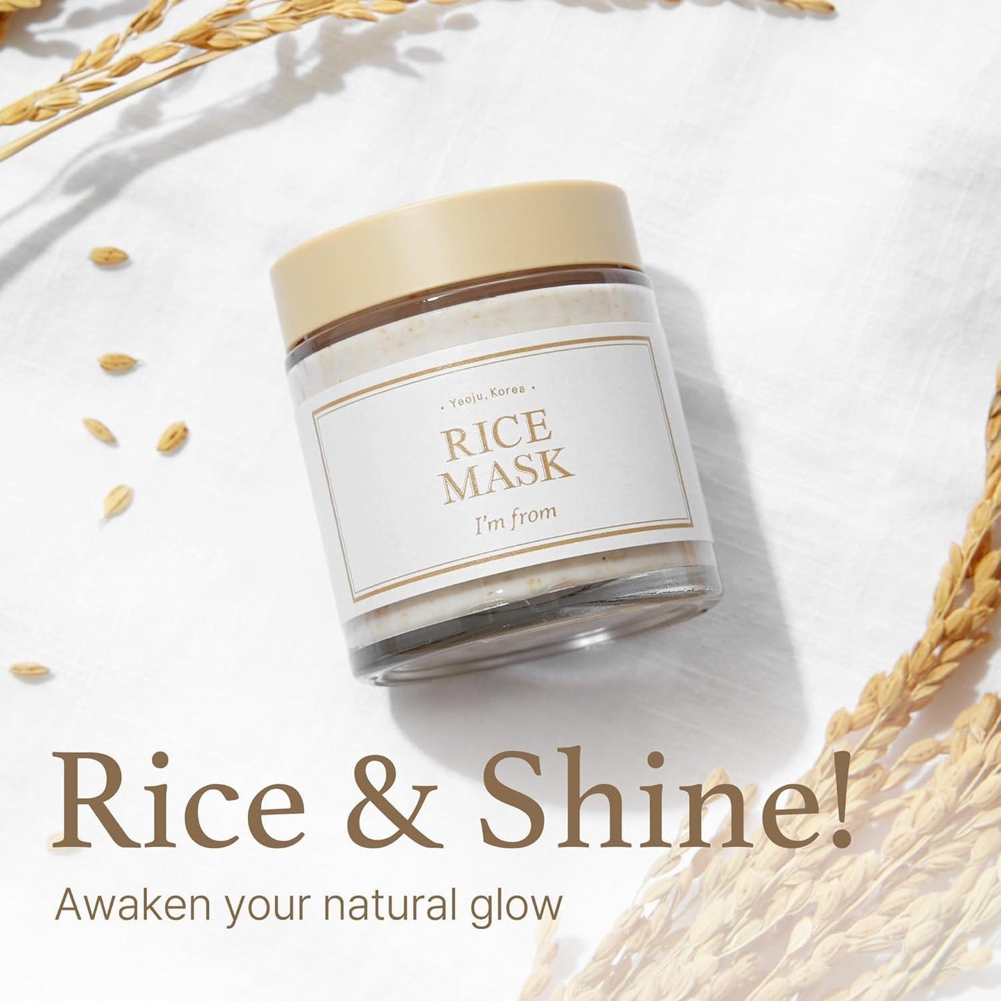 Rice Mask 110g – Cruelty-Free | Hanara