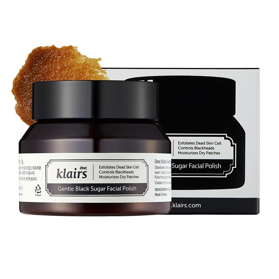 Gentle Black Sugar Facial Polish 110g – Cruelty-Free | Hanara