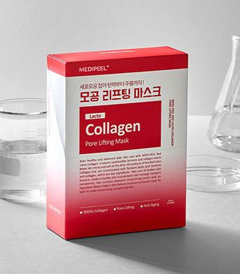 Lacto Collagen Pore Lifting Mask 30ml 10pcs – Cruelty-Free | Hanara