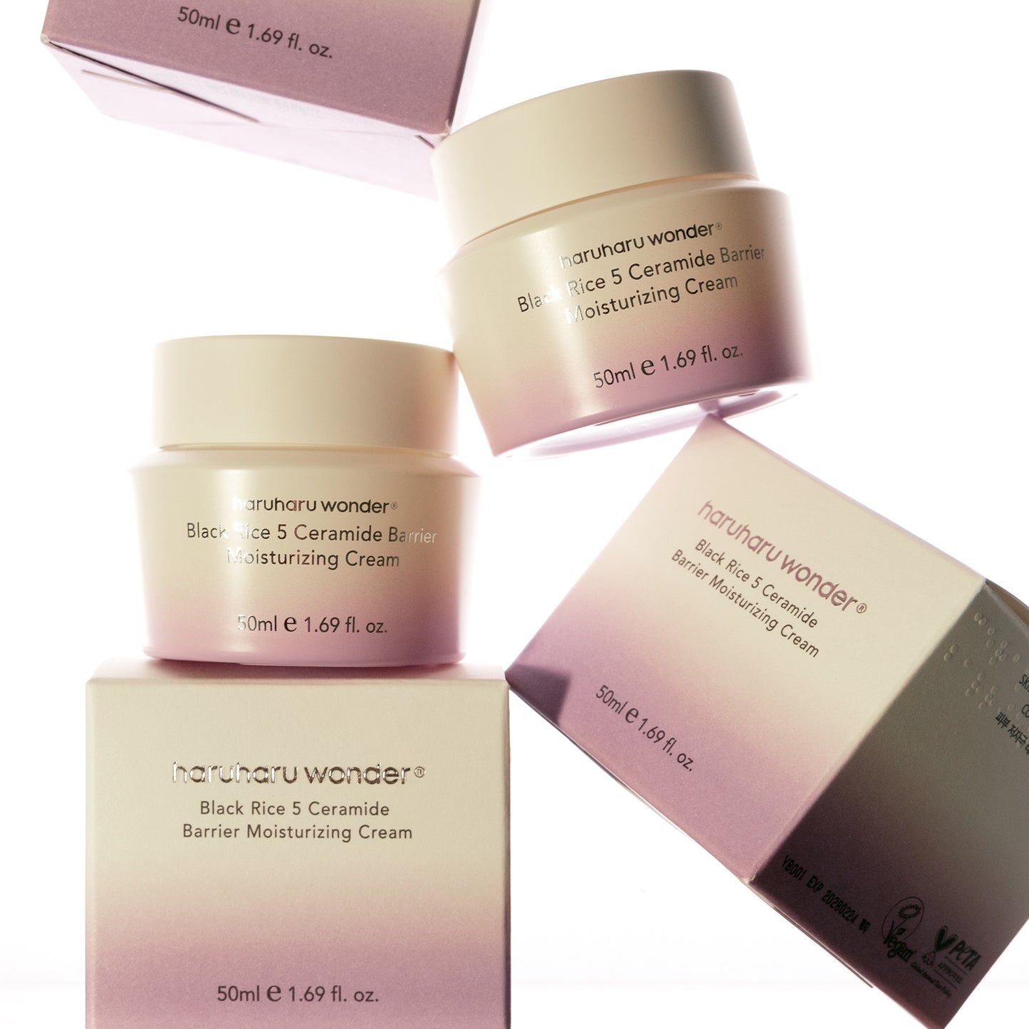 Black Rice 5 Ceramide Barrier Moisturizing Cream 50ml – Cruelty-Free | Hanara