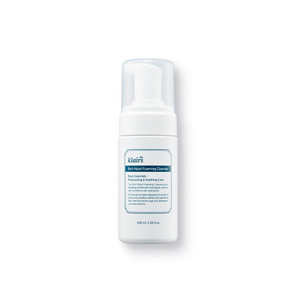 Rich Moist Foaming Cleanser 100 mL – Cruelty-Free | Hanara