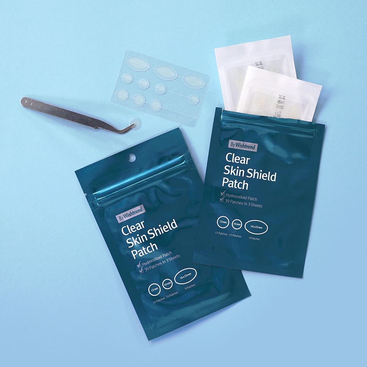 Clear Skin Shield Patch (39 Patches in 3 Sizes) – Cruelty-Free | Hanara