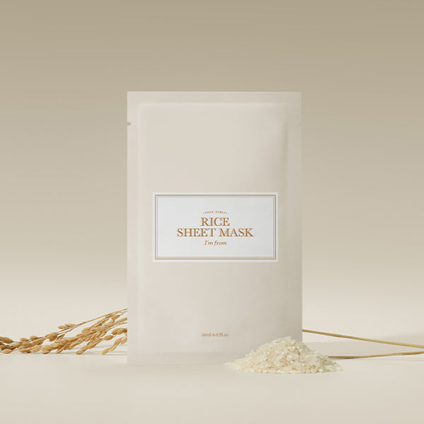 Rice Sheet mask Set 5pcs – Cruelty-Free | Hanara