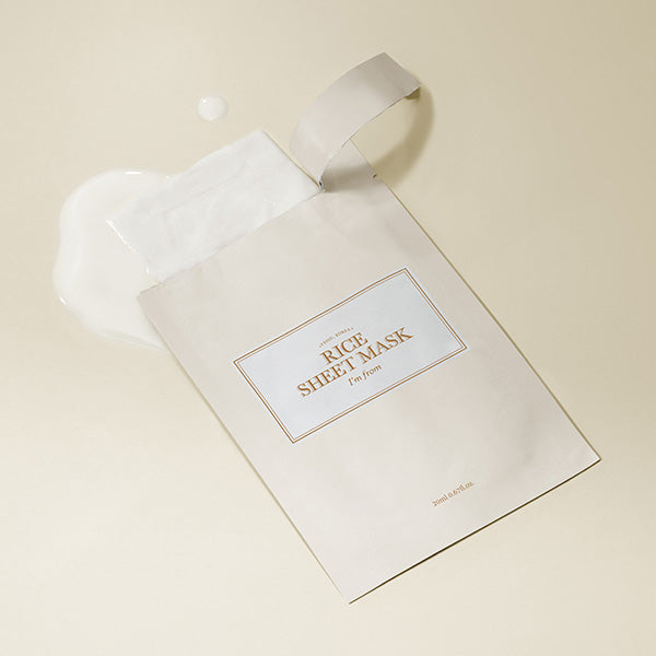 Rice Sheet mask Set 5pcs – Cruelty-Free | Hanara