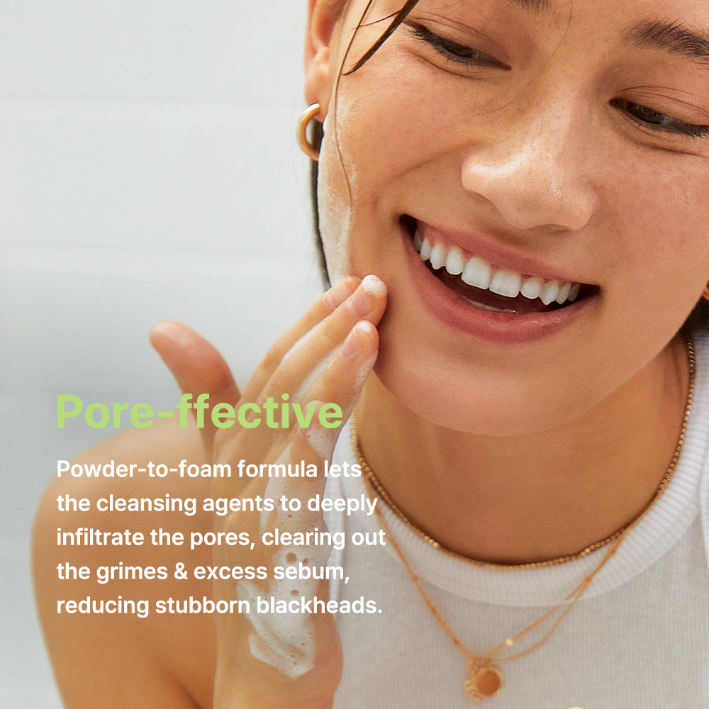 Green Tea & Enzyme Powder Wash 110 g – Cruelty-Free | Hanara