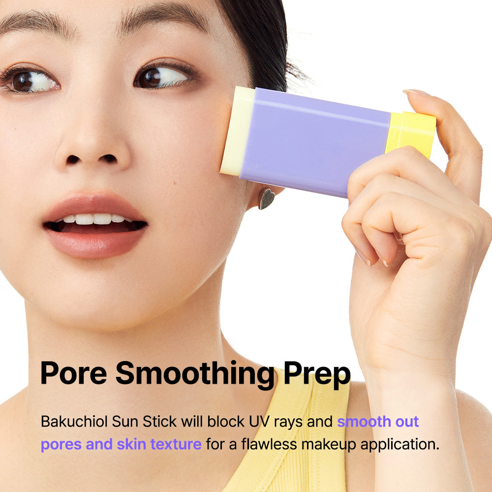 Pore Smoothing Bakuchiol Sun Stick 18g – Cruelty-Free | Hanara