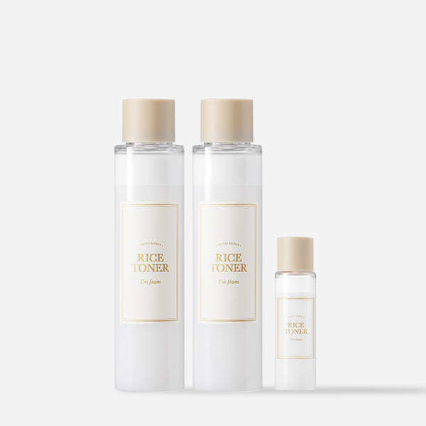 Rice Toner Special Set 3pcs – Cruelty-Free | Hanara