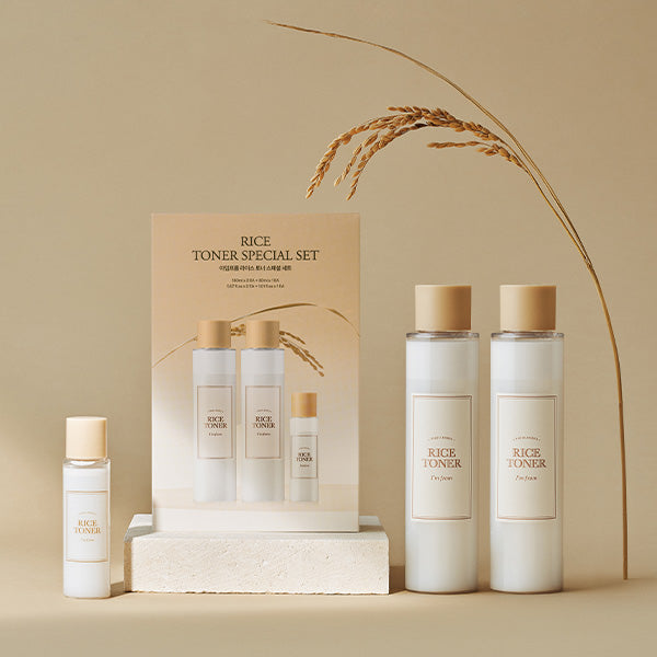 Rice Toner Special Set 3pcs – Cruelty-Free | Hanara