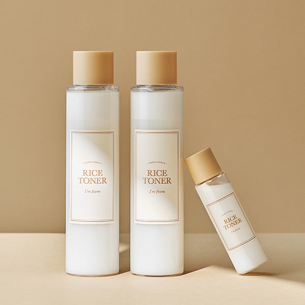 Rice Toner Special Set 3pcs – Cruelty-Free | Hanara