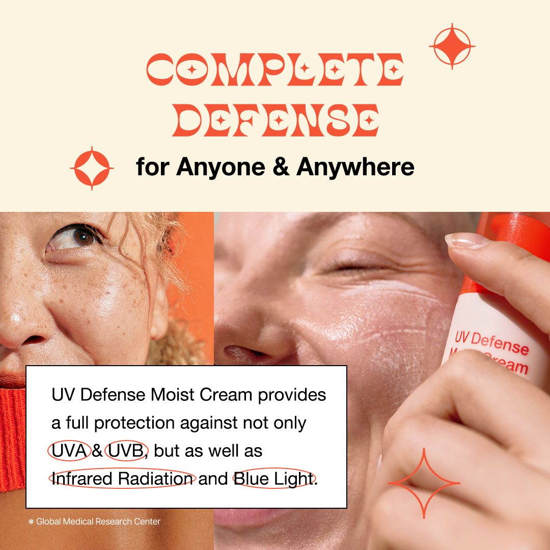 UV Defense Moist Cream SPF50 50 g – Cruelty-Free | Hanara