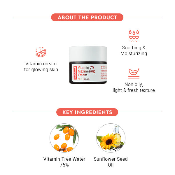 Vitamin 75 Maximizing Cream 50 g – Cruelty-Free | Hanara