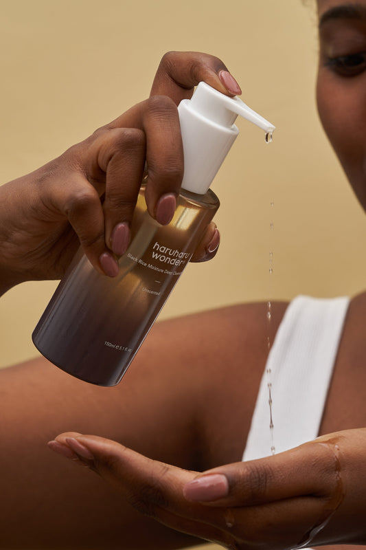 Black Rice Moisture Cleansing Oil 150ml – Cruelty-Free | Hanara