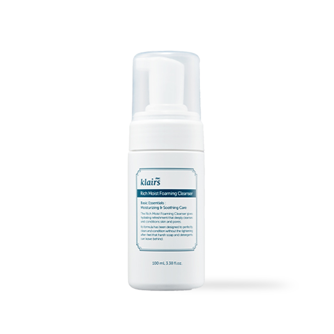 Rich Moist Foaming Cleanser 100 mL – Cruelty-Free | Hanara