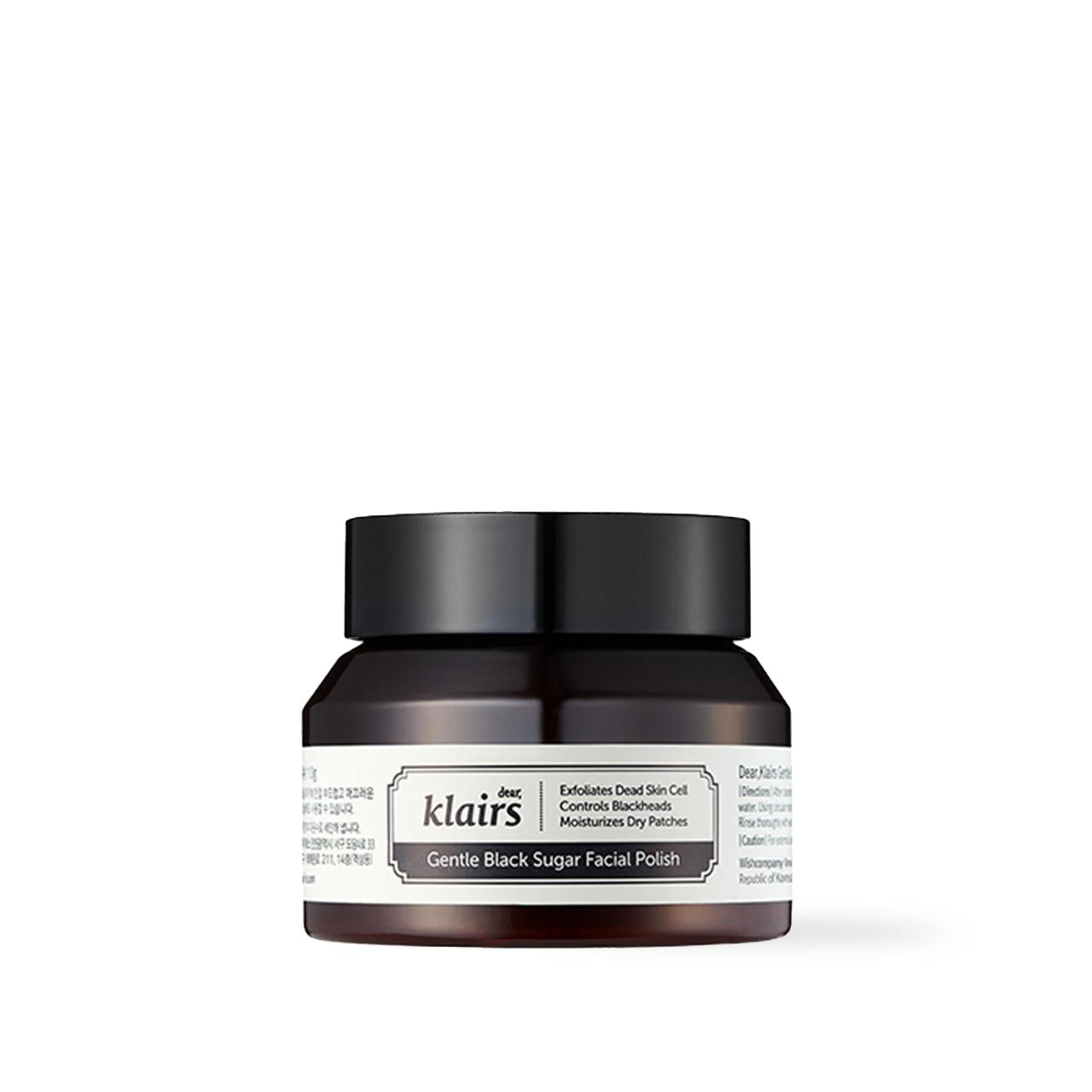 Gentle Black Sugar Facial Polish 110g – Cruelty-Free | Hanara