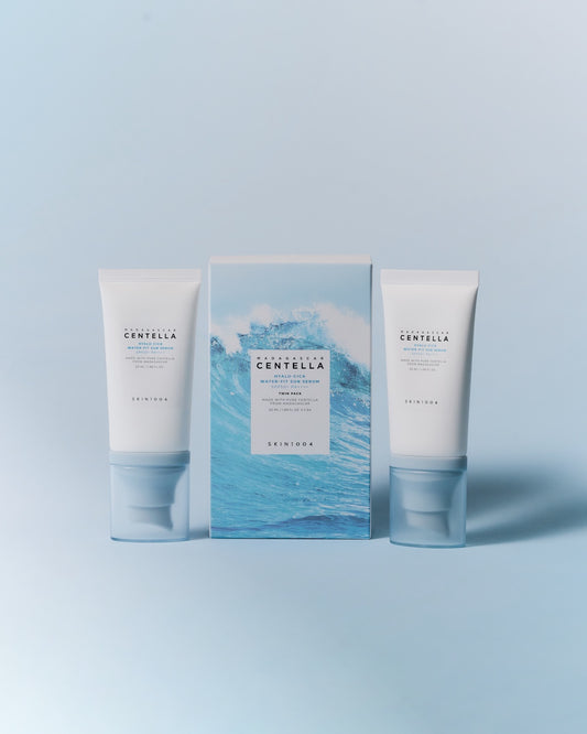 Madagascar Centella Hyalu-Cica Water-Fit Sun Serum Twin Pack 50ml – Cruelty-Free | Hanara