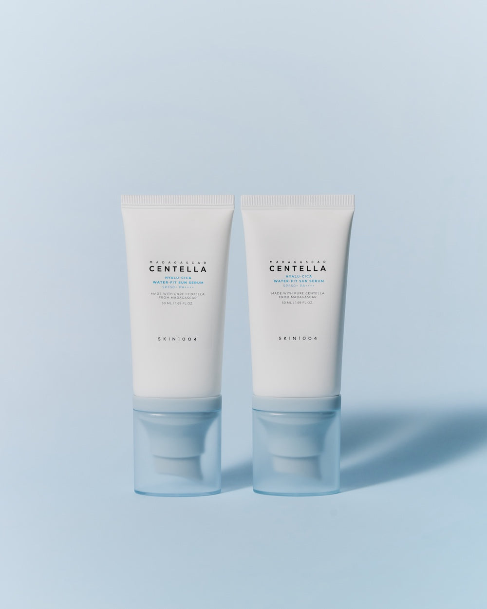 Madagascar Centella Hyalu-Cica Water-Fit Sun Serum Twin Pack 50ml – Cruelty-Free | Hanara