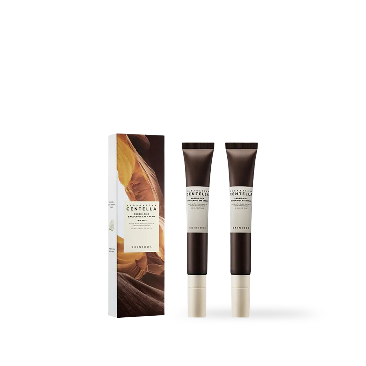 Madagascar Centella Probio-cica Bakuchiol Eye Cream Twin Pack 20ml – Cruelty-Free | Hanara