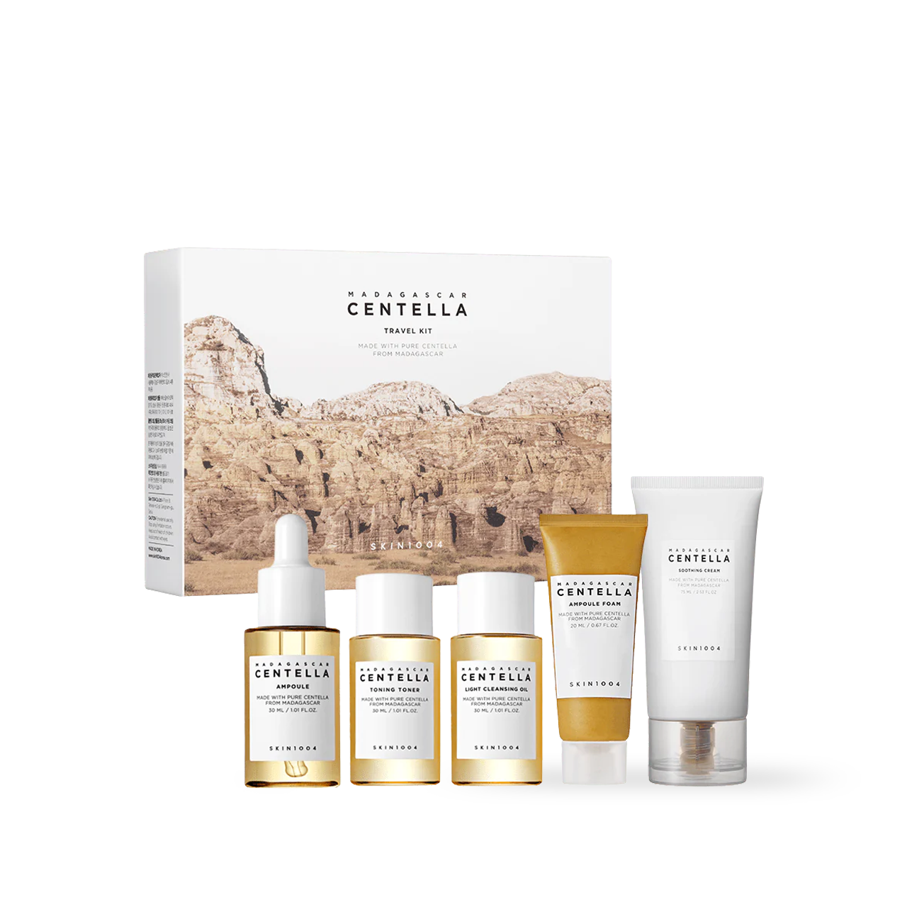 Madagascar Centella Travel Kit – Cruelty-Free | Hanara