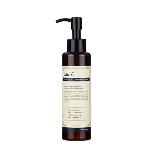 Gentle Black Deep Cleansing Oil 150ml – Cruelty-Free | Hanara