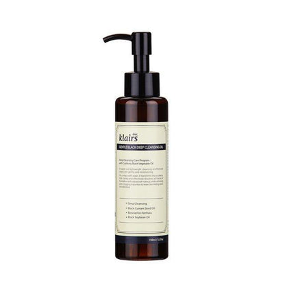 Gentle Black Deep Cleansing Oil 150ml – Cruelty-Free | Hanara