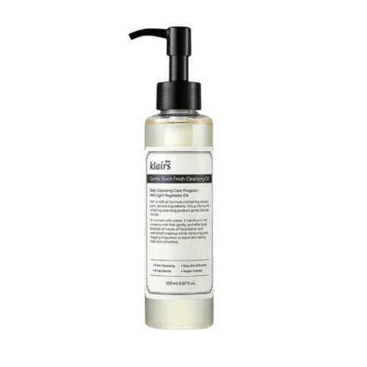 Gentle Black Fresh Cleansing Oil 150ml – Cruelty-Free | Hanara