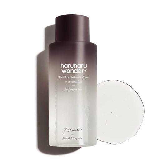 Black Rice Hyaluronic Toner for Sensitive Skin 300ml – Cruelty-Free | Hanara
