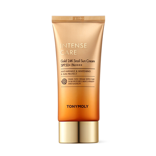 Intense Care Gold24K Snail Sun Cream SPF50 50ml – Cruelty-Free | Hanara