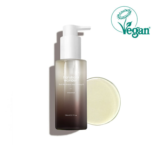 Black Rice Moisture Cleansing Oil 150ml – Cruelty-Free | Hanara