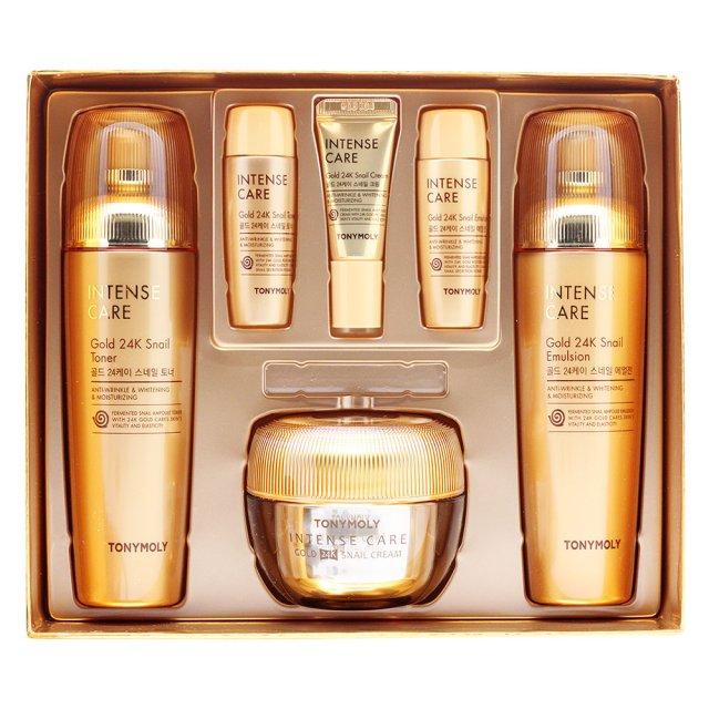 Intense Care Gold 24K Snail Skincare Set – Cruelty-Free | Hanara