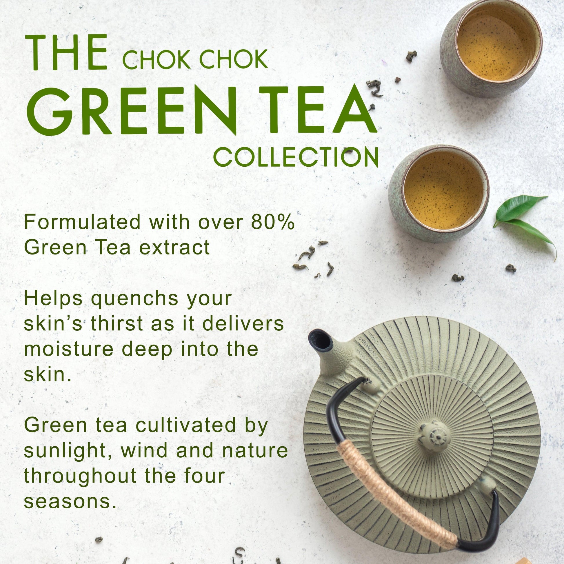 The Chok Chok Green Tea Watery Essence 55ml – Cruelty-Free | Hanara