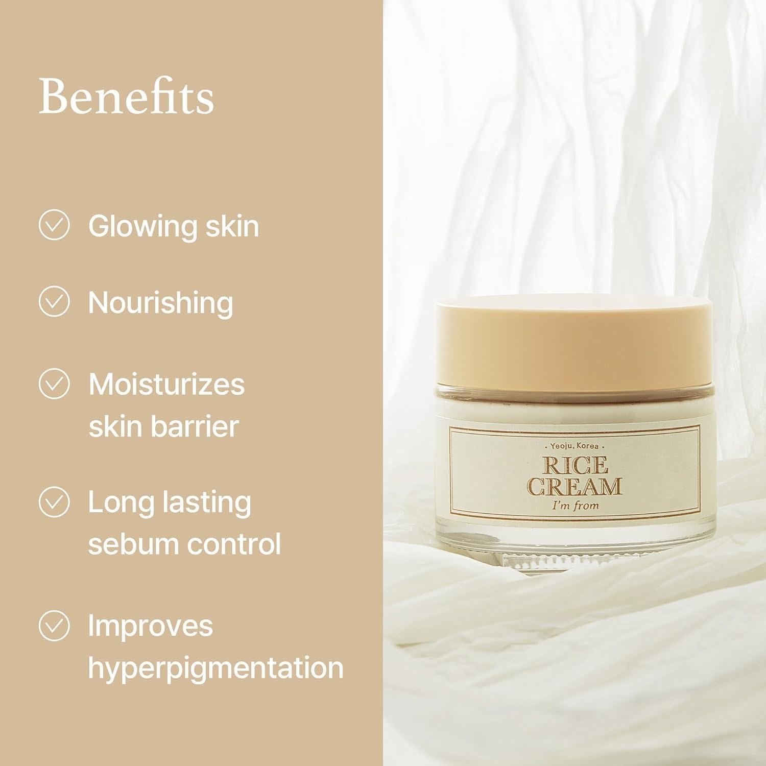 Rice Cream 50g – Cruelty-Free | Hanara