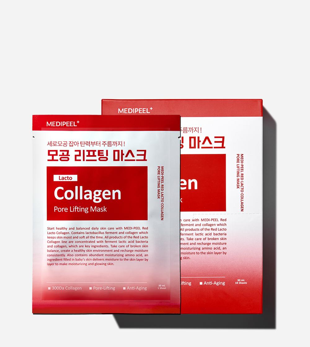 Lacto Collagen Pore Lifting Mask 30ml 10pcs – Cruelty-Free | Hanara