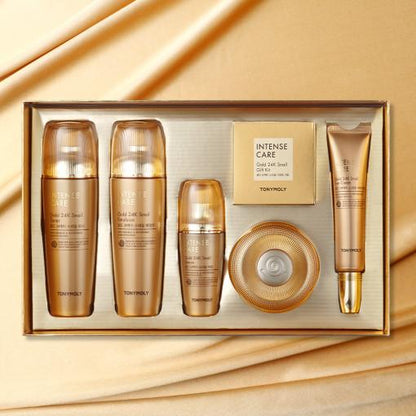 Intense Care Gold 24K Snail Skincare Set – Cruelty-Free | Hanara