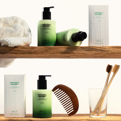 Black Bamboo Daily Soothing Body Oil 200ml – Cruelty-Free | Hanara