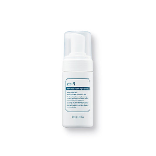 Rich Moist Foaming Cleanser 100 mL – Cruelty-Free | Hanara