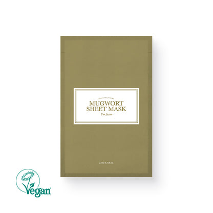 Mugwort Sheet Mask 23ml 5pcs – Cruelty-Free | Hanara